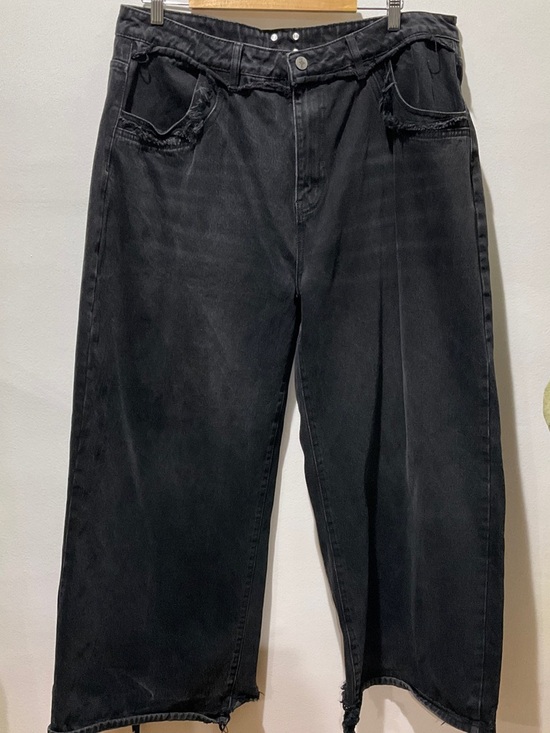 Divine Void Other - Men’s Divine Void Archangel Black Baggy Jeans, Sz 38